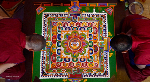 Mandala at Kagyu Samye Dzong London